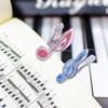 Music Clip Piano Book Page Clip Treble Clef Clips Bookmarks Accessories 5