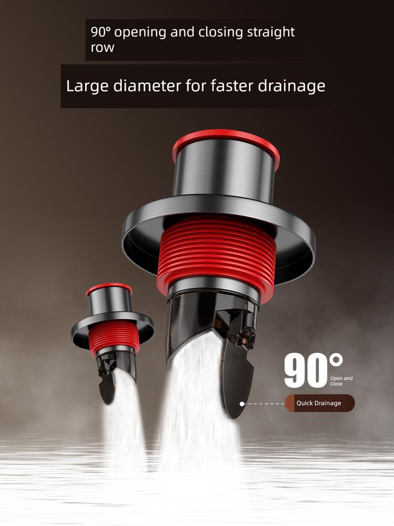 304 Stainless Steel Anti-Odor Drain Pipe Sealing Plug Ring Kitchen Sink Drain Backflow Prevention Valve Seal