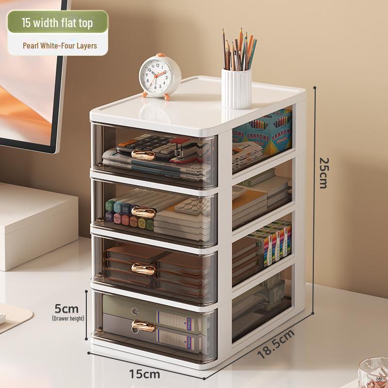 Пластиковый настольный органайзер для канцелярских принадлежностей и косметики