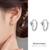 Banyan Tree S925 Silver Shimmer Star Earrings for Women – Elegant Simple Design