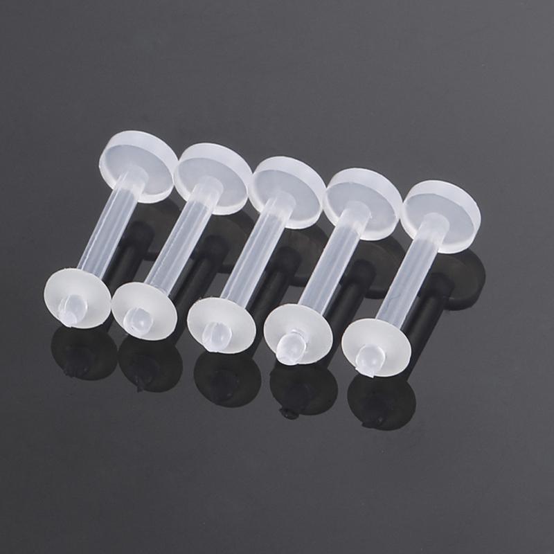 Ювелирные изделия для пирсинга, креативный акриловый прозрачный язык, штанга, кольцо для пупка, бровь, нос