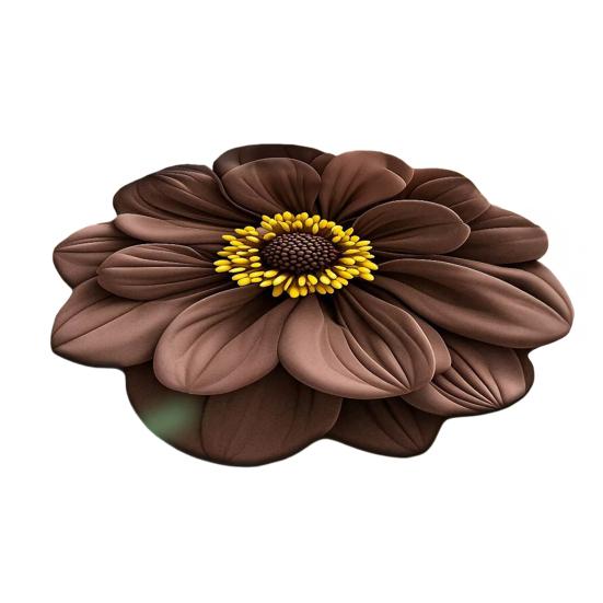 Коврик для пола Нескользящий Ковер с цветочным узором 3D Реалистичный узор Коврик для ванной Супервпитывающий Коврик для душа Быстросохнущий Мягкий ковер