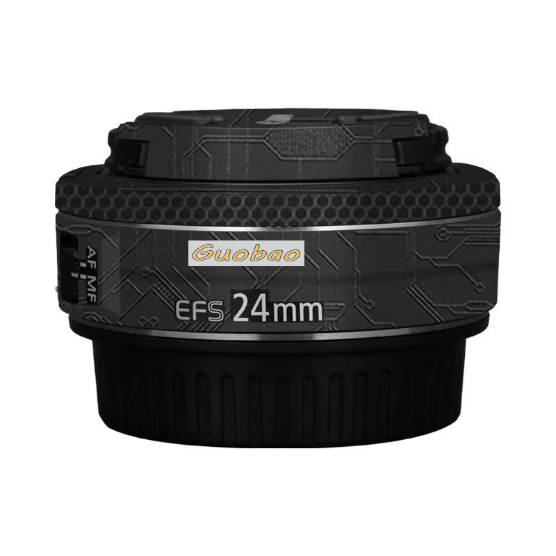 Декаль-скин для объектива Canon EF-S 24mm F2.8 STM, защитная пленка-чехол для объектива Canon EF-S24 F2.8, защитная наклейка для canon 24mm 2.8