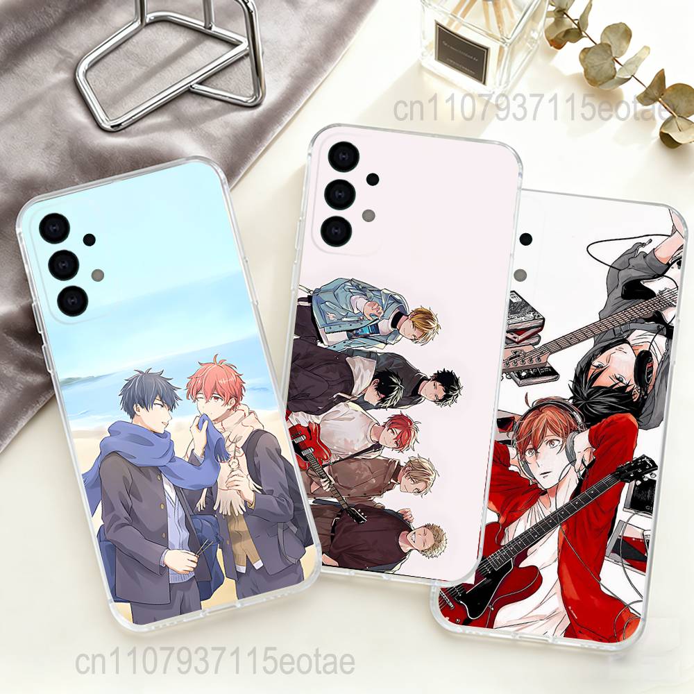 G-Given Yaoi Аниме Прозрачный чехол для телефона подходит для Samsung S30,S25,S24,S23,S21,S22,S20,S10,5G,FE,lite,PIus,Ultra Прозрачный