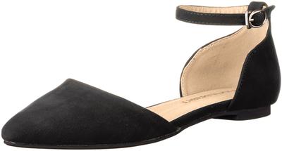 [Liberty Doll] Туфли-лодочки на плоской подошве с отдельным ремешком, создающие красивый силуэт при носке 5432 Черный 22.5 см