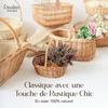 Плетеная корзина на Пасху - Creative Home - 30 x 27 x 24 см - Ручная работа - Натуральная - Коричневая