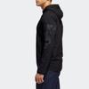 Adidas Спортивная куртка с капюшоном и длинным рукавом, мужская куртка, черная EA2807