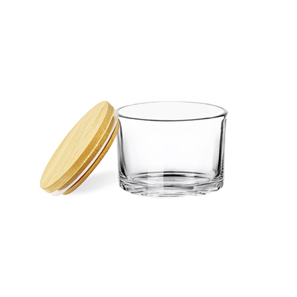 Прозрачные стеклянные банки для свечей, небольшой стеклянный поднос для ароматерапии, пустые контейнеры для свечей для изготовления свечей