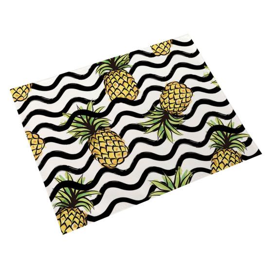 Уникальная водонепроницаемая теплоизоляционная многоразовая машинная стирка подушка для стола с ананасом для подставки для чаши ресторана