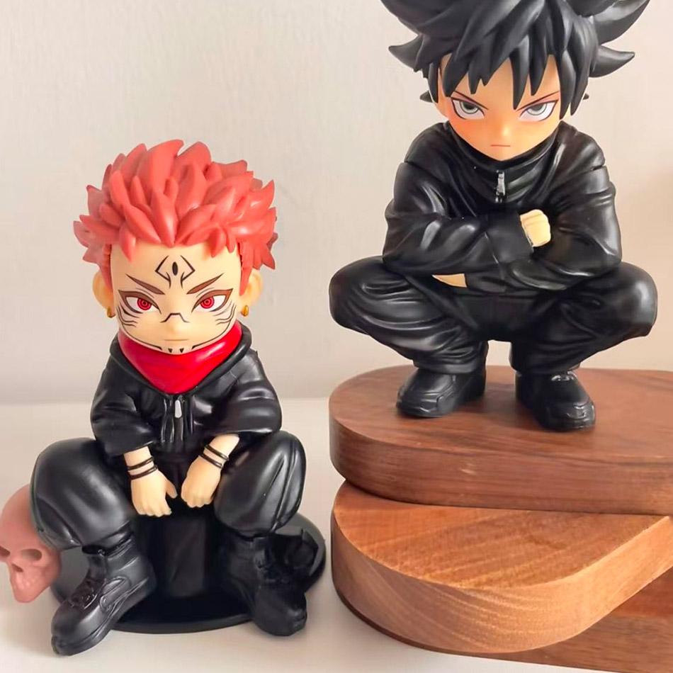Bujutsu Kaisen Anime Figure 3 Style Satoru Gojo Action Figure Lord Of The Curse Sukuna Figurine Collection Model Doll Toys Gifts