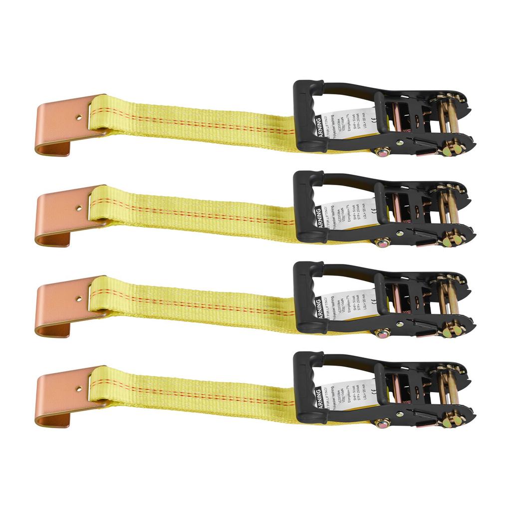 VEVOR Wheel Chock Tie-Down Kit, Tire-Style Motorcycle Tie-Down System, Car Tie Down Kit with Flat Hook