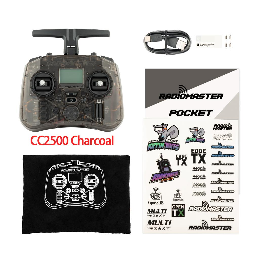 Radiomaster Pocket 2.4G Hall Gimbal ELRS/CC2500 openTX Transmitter Remote control Small Portable Detachable Rocker M2 FPV Drone