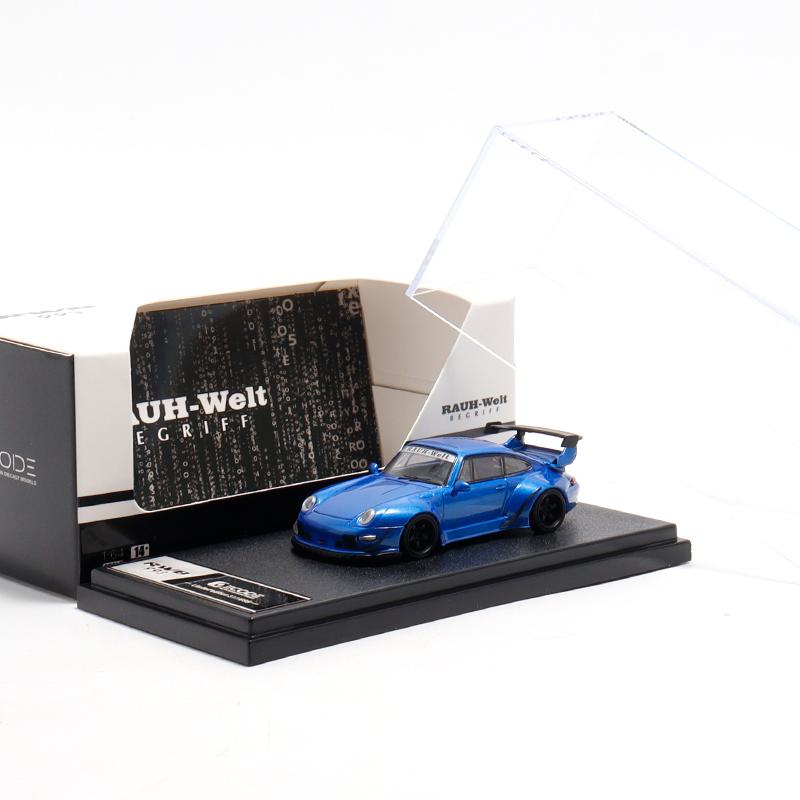 BSC Декодирование 1:64 RWB 993 964 Полный Карбон Матовый Черный Имитация Алюминия Коллекция Моделей Автомобилей