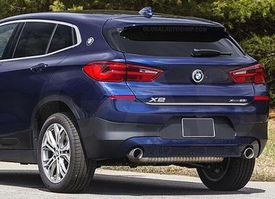 BMW X2 2017+ ХРОМИРОВАННАЯ Полоса Хромированная на люке
