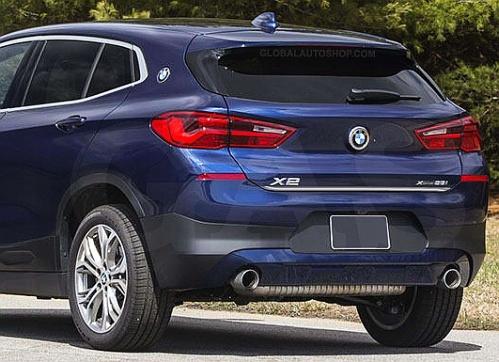 BMW X2 F39 2017+ Chrome Trim for the Tailgate