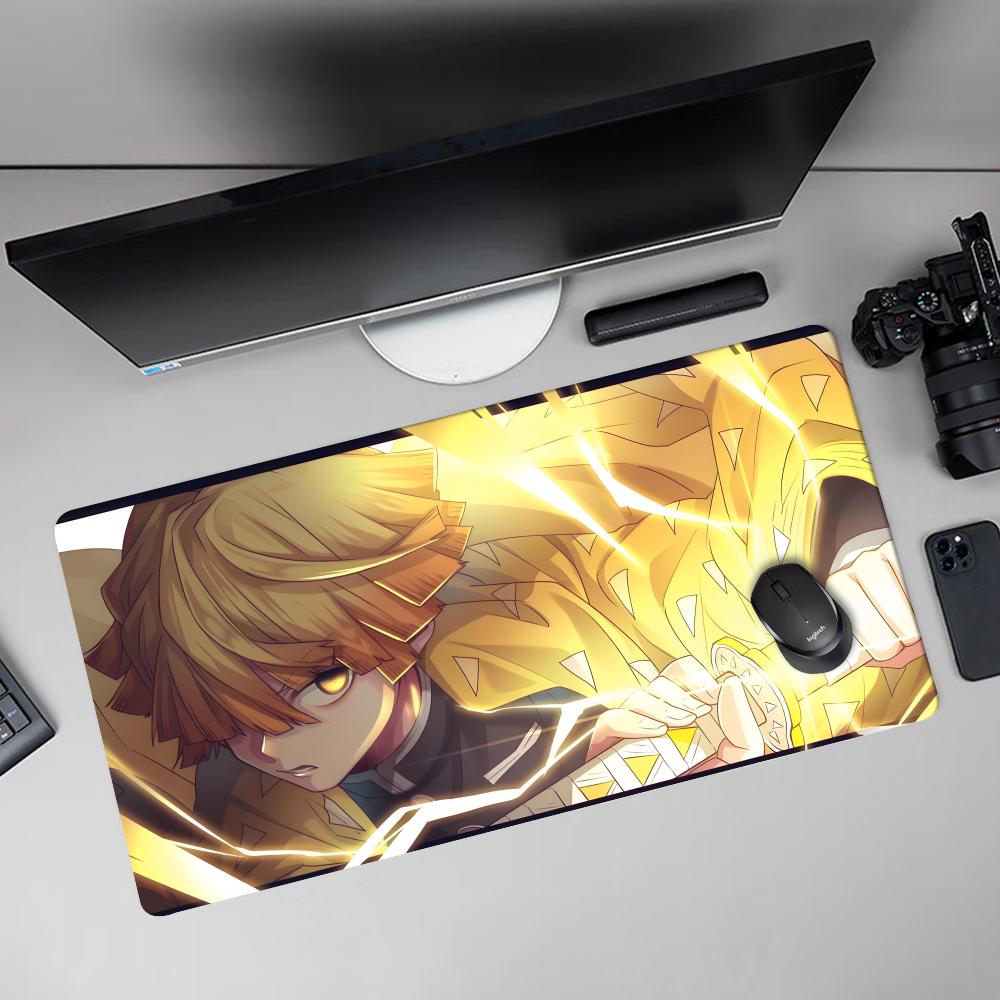 Mouse Pad Desk Mouse Pad Cute HD Desk Pad Extended Gaming Keyboard Mats Large 100x50cm XXL Z-Zenitsu Gamer Mousepad