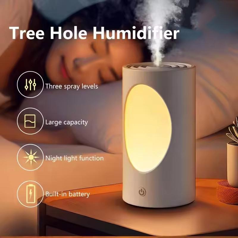 Zai Xiao 600ml Portable Aroma Diffuser With Colorful LED Lights Battery Rechargeable Wireless Air Humidifier For Bedroom Office