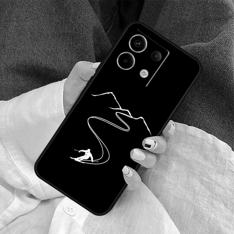 Skiing Snow Snowboard Ski Cover For Xiaomi Redmi Note 14 13 Pro 12 11 9 10 9S 10S 11S 12S Redmi 14C 10C 12C 13C Case