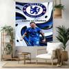 Like Chelsea Football Club Logo Wall Decor Tapestry Art For Pet Memorial Birthdaywedding Party Backdrop Family Gift