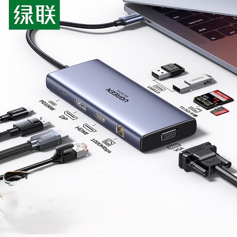UGREEN USB-C Multiport Dock with Quad Display