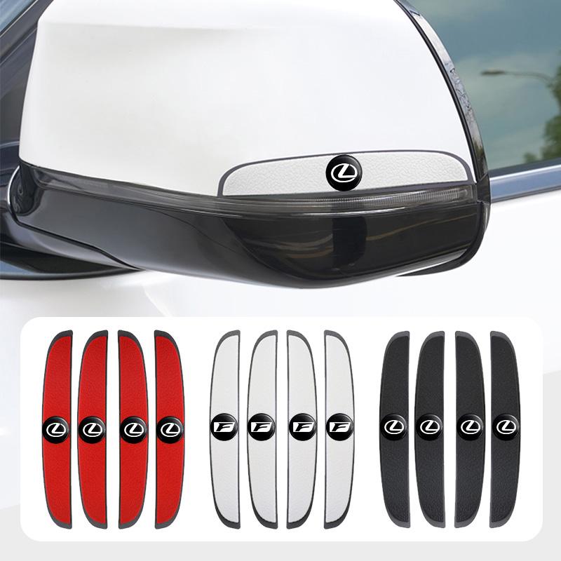 4Pcs Car Door Bumper Strip Anti Collision Rubber Stickers For Lexus F-SPORT ES RX NX LS UX LM LX GX LC RZ IS CT GS RC HS SC TXMK5
