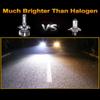 F2 1860 Multi-color LED Car Headlight with Various Temperatures: H1, H3, H4, H7, H11, 9005, 9006, 9012