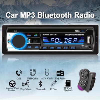 Hippcron 1 Din автомобильный радиоприемник стерео MP3-плеер цифровой Bluetooth FM-приемник автомагнитола с AUX/USB/TF-картой в приборной панели комплект