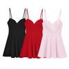 2025 Women's Spicy Girl Backless Slimming Sleeveless Short Dress, European & American Style