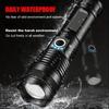 10000LM 30W Portable LED Flashlights USB Rechargeable Light High Power Tactical Modes Torch Waterproof Outdoor Camping Emergency