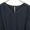 Green Label Relaxing Long Sleeve Pleated One Piece 38 Navy UNITED ARROWS Women Used