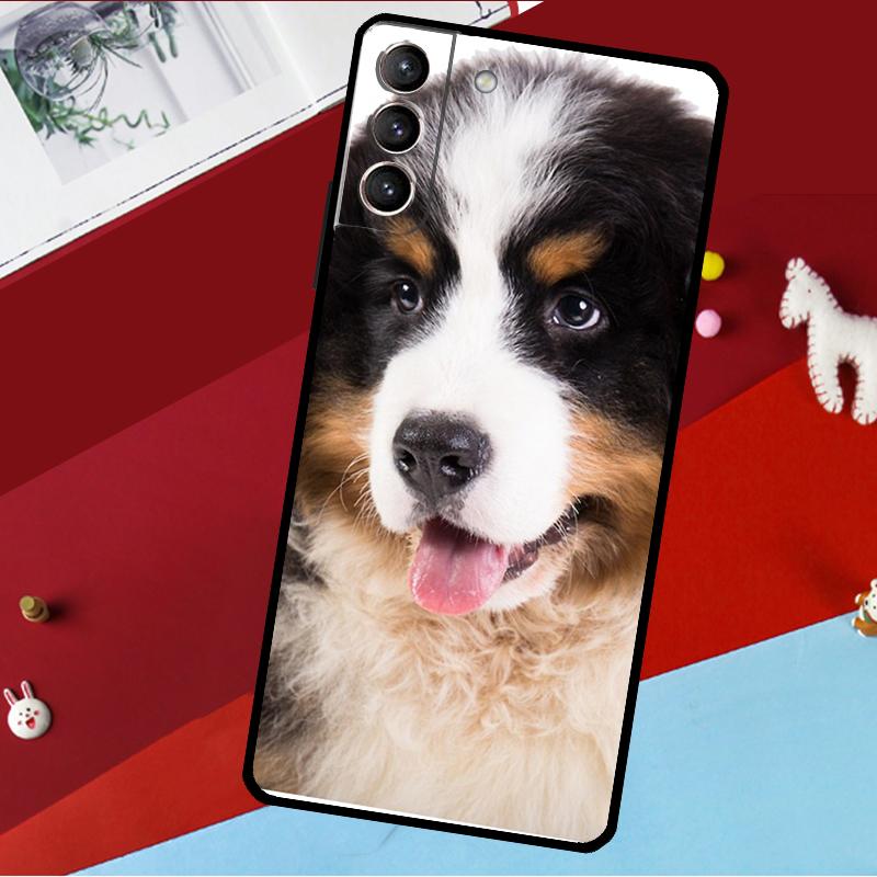 Bernese Mountain Dog Funda For Samsung Galaxy S26 S25 S24 S21 S22 S20 Ultra S9 S10 Plus S23 FE S25 FE Phone Case