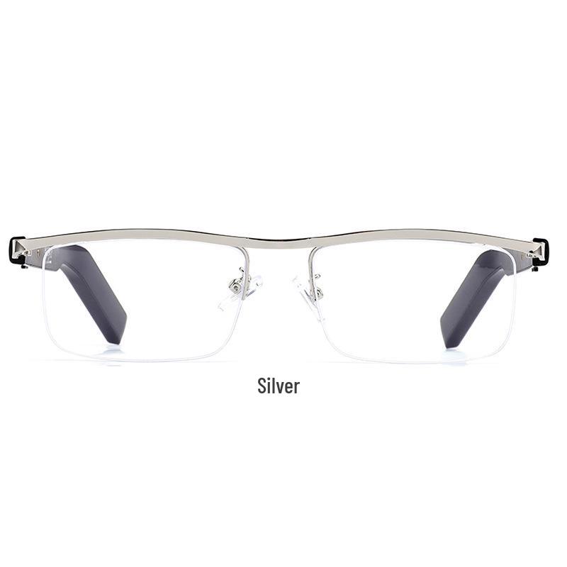 LG12 Smart Bluetooth AI Glasses with UV & Blue Light Protection for Business & Sports