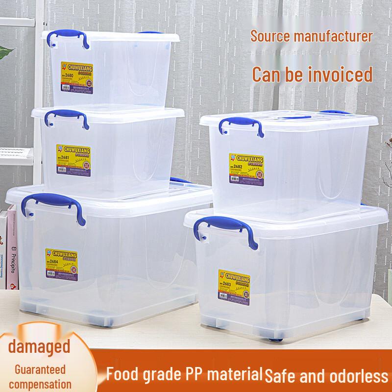 Large Transparent Plastic Storage Box