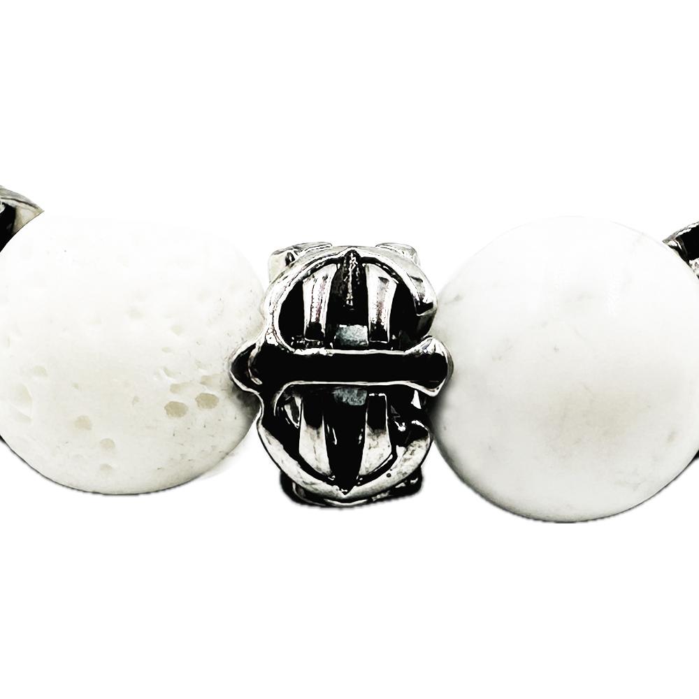 Восьмитомный Браслет с Бусинами Ev Emblem (белый)
