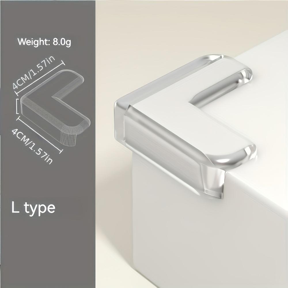 5pcs Transparent Silicone Corner Protector Set, Safe Edge Guards for Power Outlets and Table Corners Corner Protector