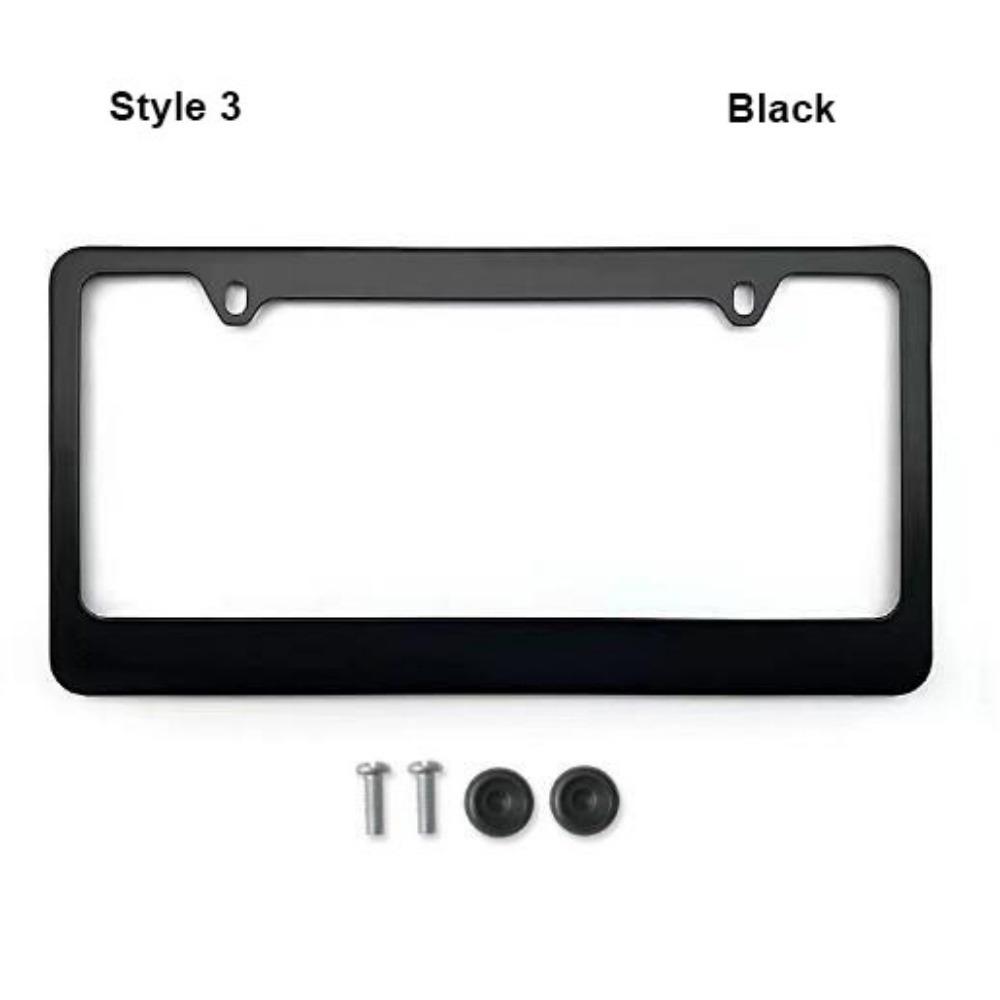 Stainless Steel Protecting License Plates 2 Hole License Plate Frame License Plate Cover