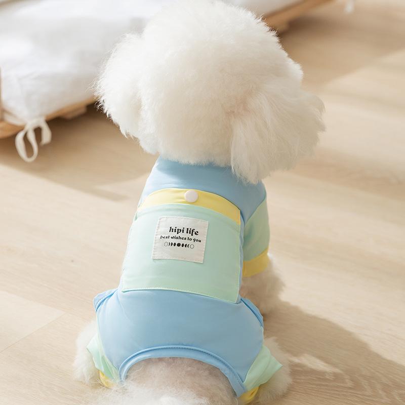 Летняя одежда для собак Тедди, чем медведь, защита от солнца, охлаждающая, цветовая гамма, четвероногая, для прогулок, одежда для питомцев, для собак средних и маленьких пород