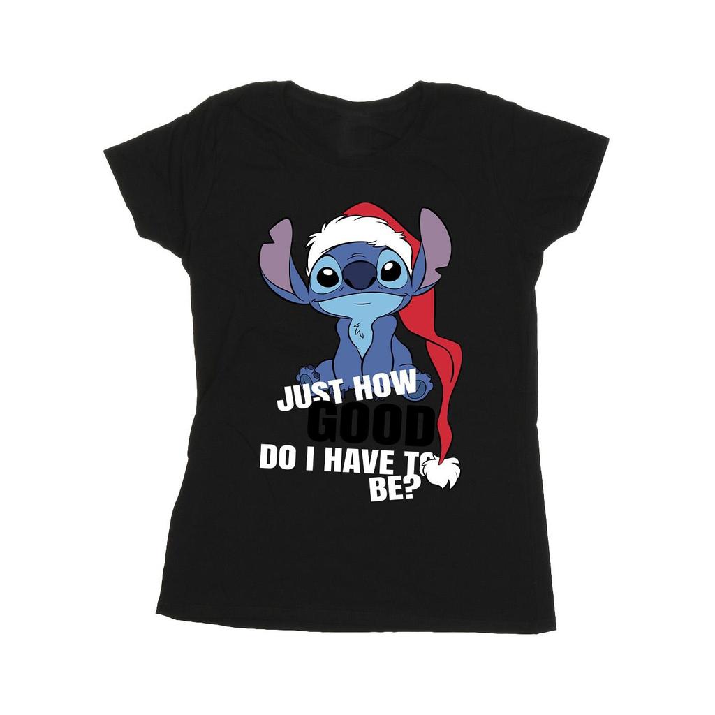 Disney Womens/Ladies Lilo & Stitch Just How Good Cotton T-Shirt