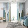 Blackout Kids Curtains Bedroom Thermal Insulated Silver Twinkle Star Curtains Boys Antique Grommet Window Treatment