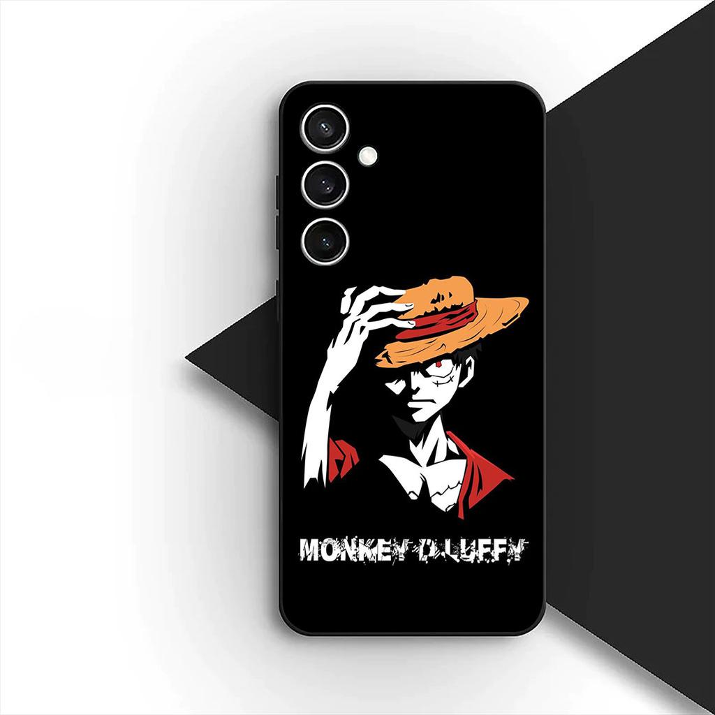 for Samsung Galaxy S20 S22 S21 FE Ultra Plus A07 A17 A15 A16 A25 A57 A37 Phone Cover Soft Case Portgas D Ace One Pieces Luffy