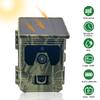 Solar Trail Camera 24MP 1080P Solar Power Hunting Camera Infrared Night Vision Wildlife Observation Camera Video Photo Recorder