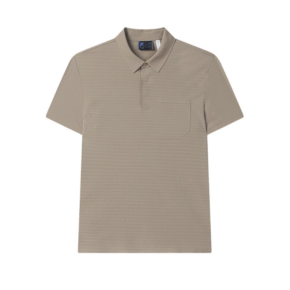 New FILA Polo Shirts Men's Light Coffee BN F11M532107F-BN
