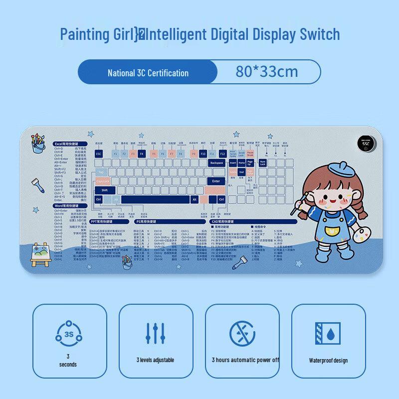 Timed Heating Desk Mat