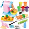 DIY 3D Plasticine Simulate Handmade Noodle Maker Kitchen Toy Set for Kids Girls