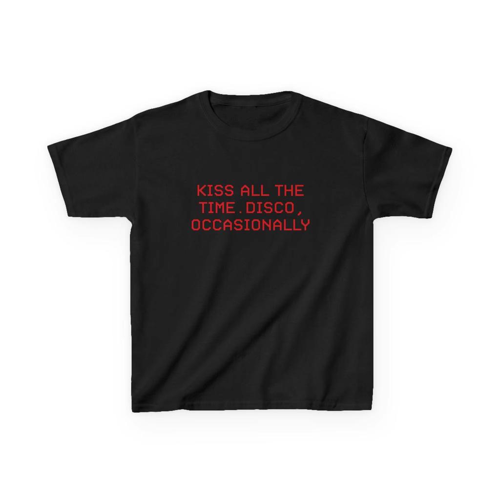 2026 New Harry Styles Kiss All The Time Album Graphic Unisex 100cotton Tshirt Summer Highquality Unisexs Unisexs Fashion Shirt