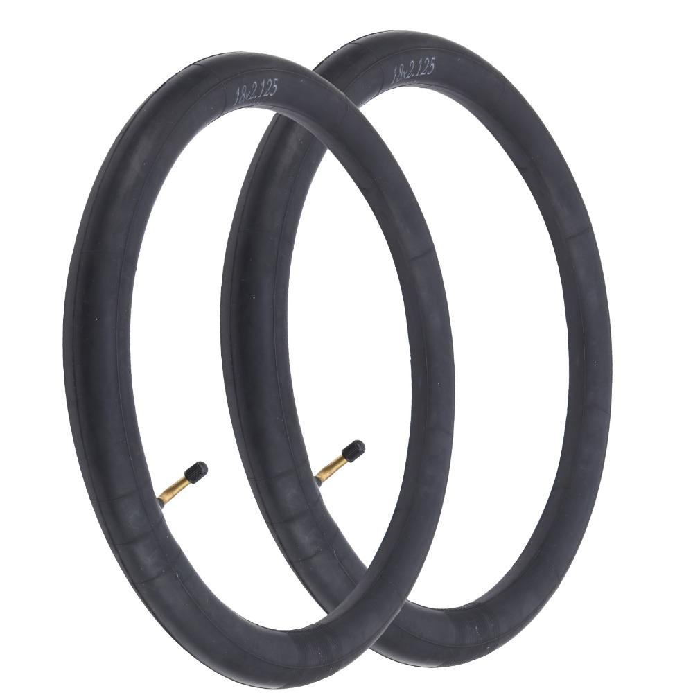 2PCS Black Inner Tube Replacement 18x2.125 inch Bike Replacement Tubes Bicycle Maintenance