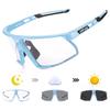 Pochromic Cycling Sunglasses UV400 Cycling Glasses Sports Eyewear Outdoor MTB Sunglasses Bicycle Goggles Bike Glasses