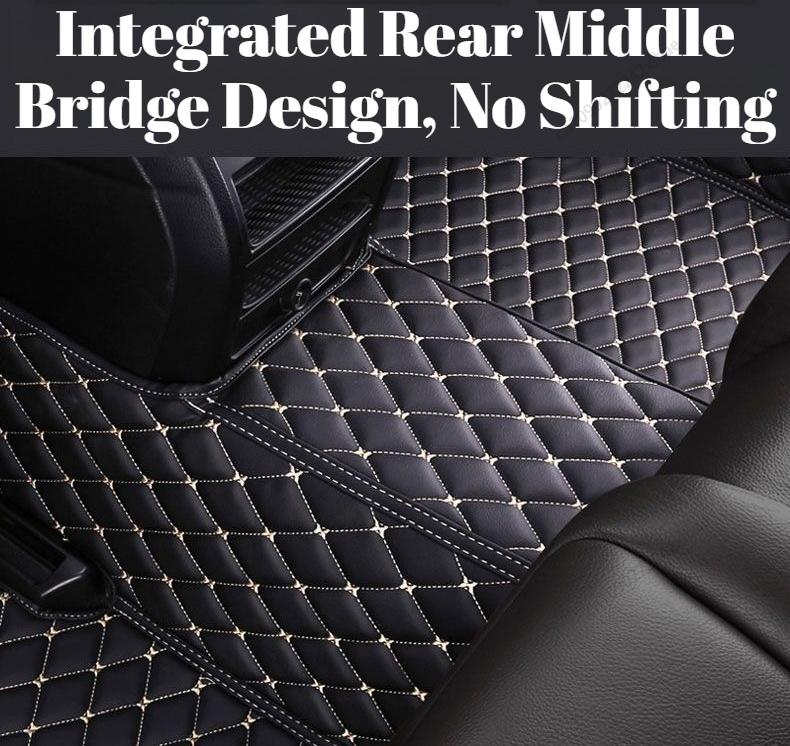 Full Surround Leather Car Floor Mats Interior Protective Accessories for Kia EV5 2024-2026 Custom Floor Mats Interior durable