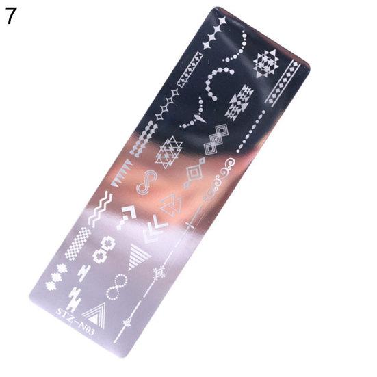 Штамп для полировки, двухсторонний маникюр, инструмент для размазывания ногтей