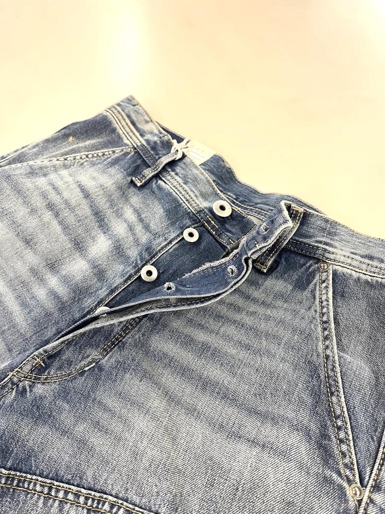 G-Star RAW Джинсы Мужские Джинсовые Брюки Свободный Крой синий Рабочие 3D Свободный D23695-D536-G325-W26/L30